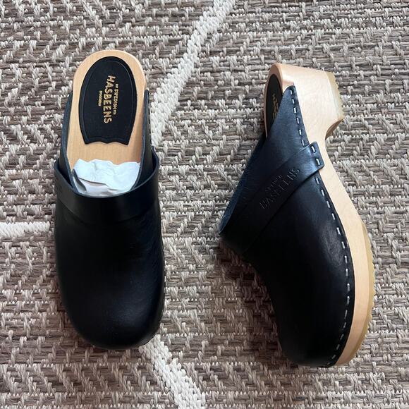 Swedish Hasbeens Husband Clogs Sz 36/ US 6 - Picture 1 of 7
